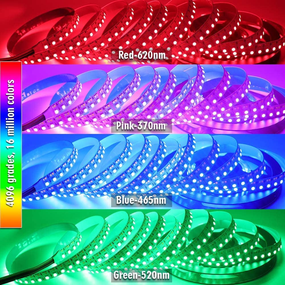 RGBCW Color Changing LED Light Strips - 15mm 24V/12V 5050+2835 LED - 270LEDs/m High Density RGBCW Color Changing LED Light Strips - 15mm 24V/12V 5050+2835 LED - 270LEDs/m High Density